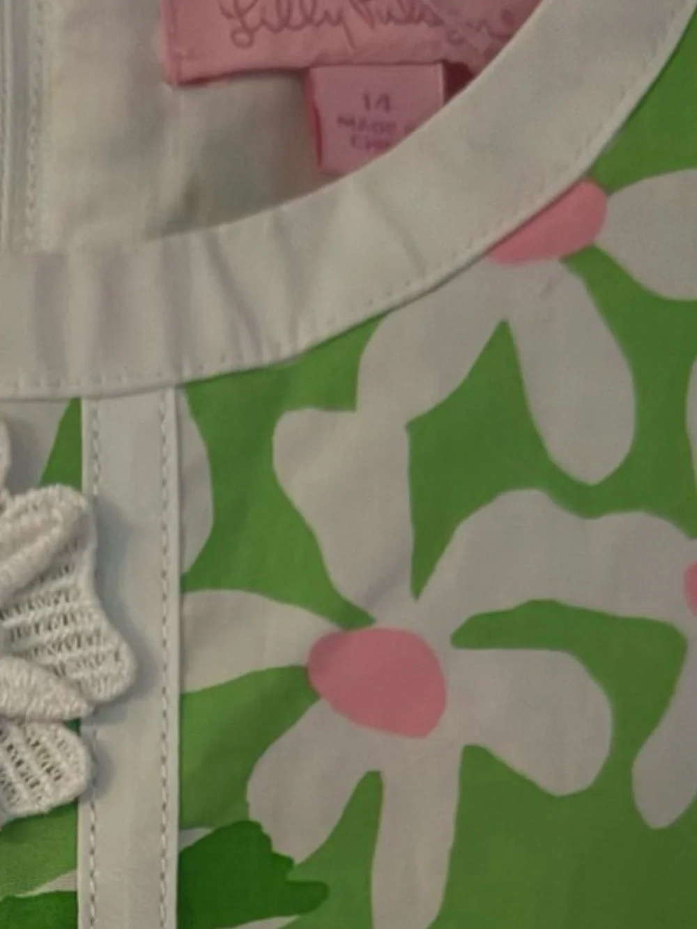 Lilly Pulitzer Little Lilly Shift Dress  Everything Nice Daisy Girl’s 12/14